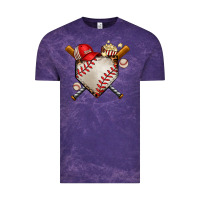 Cloud Purple baseball Vintage Tee - AdoDesignShop
