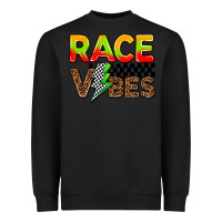 Black race vibes Heavyweight Sweatshirt - AdoDesignShop