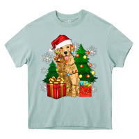 Arona christmas golden dog Heavy Core Tee - Zillion Design Studio