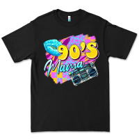 Black 90's mama Premium Tee - Zillion Design Studio