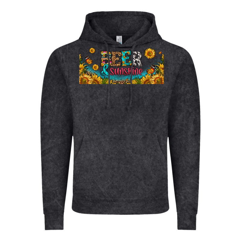 Beer And Sunshine 16oz Libbey Cup Vintage Hoodie by HRA Design Shop | Teevron