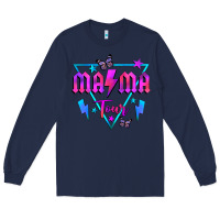 Navy mama tour front Long Sleeve Tee - JahusDesignShop
