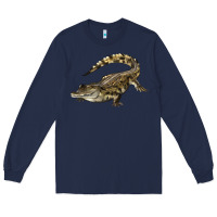 Navy crocodile Long Sleeve Tee - LillyAllenDesigns