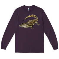 Plum crocodile Long Sleeve Tee - LillyAllenDesigns