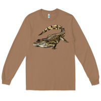 Toasted Coconut crocodile Long Sleeve Tee - LillyAllenDesigns