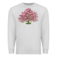 Dove Grey Flowering Dogwood Tree Premium Sweatshirt - LillyAllenDesigns