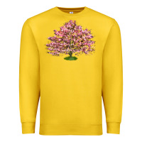 Lemon Flowering Dogwood Tree Premium Sweatshirt - LillyAllenDesigns
