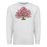 Oatmeal Heather Flowering Dogwood Tree Premium Sweatshirt - LillyAllenDesigns