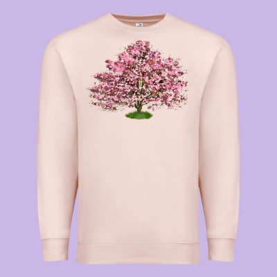 Flowering Dogwood Tree Premium Sweatshirt Designed By Lillyallendesigns