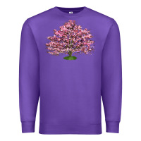 Purple Flowering Dogwood Tree Premium Sweatshirt - LillyAllenDesigns