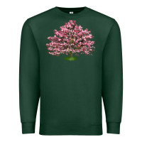 Sports Green Flowering Dogwood Tree Premium Sweatshirt - LillyAllenDesigns