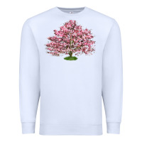 White Flowering Dogwood Tree Premium Sweatshirt - LillyAllenDesigns
