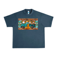 Midnight Navy fall gnomes truck sippy cup Urban Heavy Tee - Artiststas
