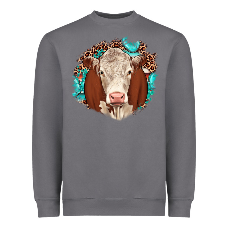 Hareford Leopard Gemstone Heavyweight Sweatshirt by JahusDesignShop | Teevron