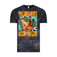 Cloud Black fall coop animals Vintage Tee - Artiststas