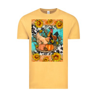 Vintage Mustard fall coop animals Vintage Tee - Artiststas