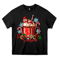 Black hot cocoa  season Heavy Core Tee - Zillion Design Studio