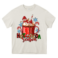 Cream hot cocoa  season Heavy Core Tee - Zillion Design Studio