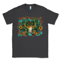 Smoke leopard bull skull cactus sunflowers Classic Tee - AdoDesignShop