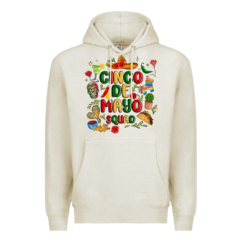 Cinco De Mayo Squad Premium Hoodie by JahusDesignShop | Teevron