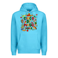 Ocean Blue cinco de mayo squad Premium Hoodie - JahusDesignShop