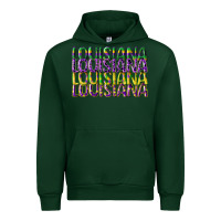 Forest Green louisiana mardi gras Urban Hoodie - CowGirlArtShop