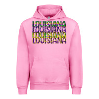 Fuchsia Pink louisiana mardi gras Urban Hoodie - CowGirlArtShop