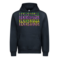 Navy louisiana mardi gras Urban Hoodie - CowGirlArtShop