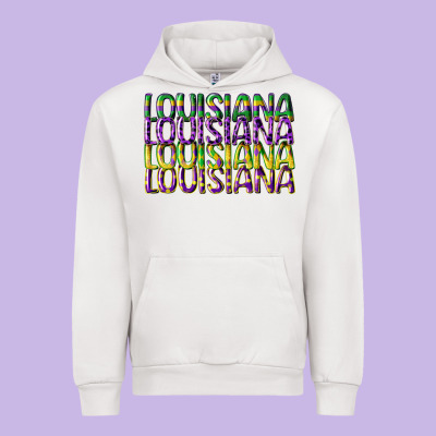 Louisiana Mardi Gras Urban Hoodie Designed By Cowgirlartshop