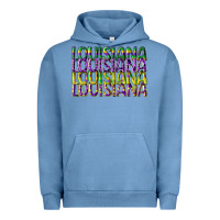 Pigment Pebble Blue louisiana mardi gras Urban Hoodie - CowGirlArtShop