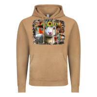 Vintage Camel sunflower sheep Vintage Hoodie - RacoonDesign