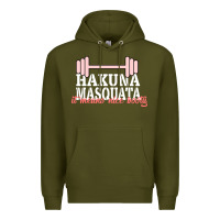 Army Green Hakuna Masquata It Means Nice Booty Premium Hoodie - Bettercallsaul