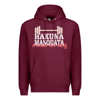 Burgundy Hakuna Masquata It Means Nice Booty Premium Hoodie - Bettercallsaul