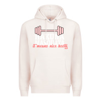 Pale Pink Hakuna Masquata It Means Nice Booty Premium Hoodie - Bettercallsaul