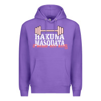Purple Hakuna Masquata It Means Nice Booty Premium Hoodie - Bettercallsaul
