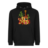 Black mexican guitar Heavyweight Hoodie - LillyAllenDesigns