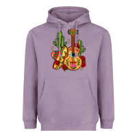 Lavender mexican guitar Heavyweight Hoodie - LillyAllenDesigns