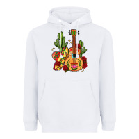 White mexican guitar Heavyweight Hoodie - LillyAllenDesigns
