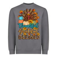 Storm thankful grateful blessed turkey Heavyweight Sweatshirt - Artiststas