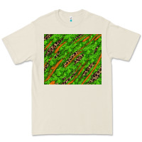 Bone Distressed Shamrock And Leopard Premium Tee - RanaPortraitStore