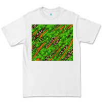 White Distressed Shamrock And Leopard Premium Tee - RanaPortraitStore