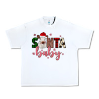 Santa Baby Cow Urban Heavy Tee | Teevron