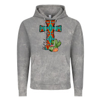 Cloud Rock aztec cactus cross Vintage Hoodie - JahusDesignShop