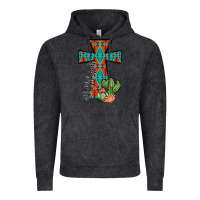 Vintage Black aztec cactus cross Vintage Hoodie - JahusDesignShop