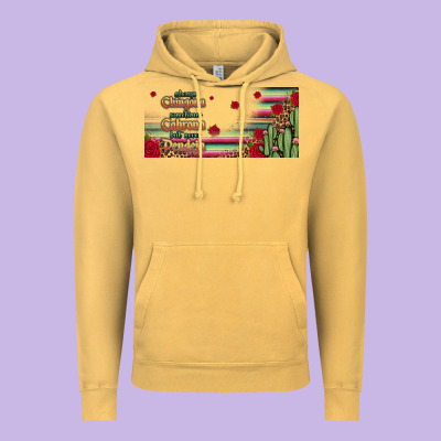Always Chingona 16oz Libbey Cup Vintage Hoodie Designed By Hra Design Shop