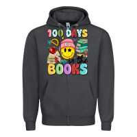 Smoke 100 days in the books Zipper Hoodie - MaliasSmallBusiness