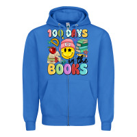 True Royal 100 days in the books Zipper Hoodie - MaliasSmallBusiness