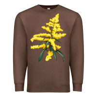 Chestnut Botanical Goldenrod Premium Sweatshirt - LillyAllenDesigns