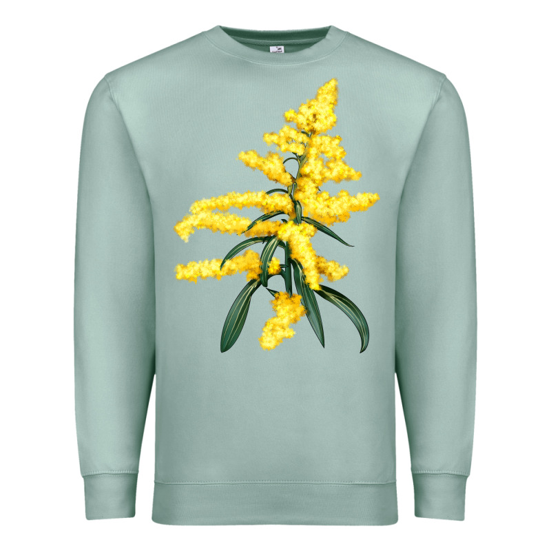 Botanical Goldenrod Premium Sweatshirt by LillyAllenDesigns | Teevron