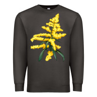 Smoke Botanical Goldenrod Premium Sweatshirt - LillyAllenDesigns